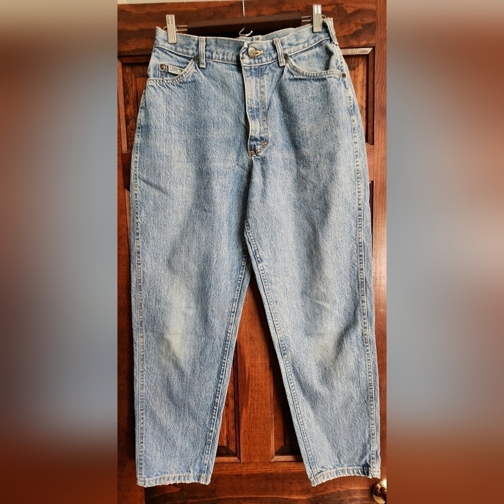 Vintage 90's Lee High Rise Jeans - 100% Cotton - Size 12 Petite